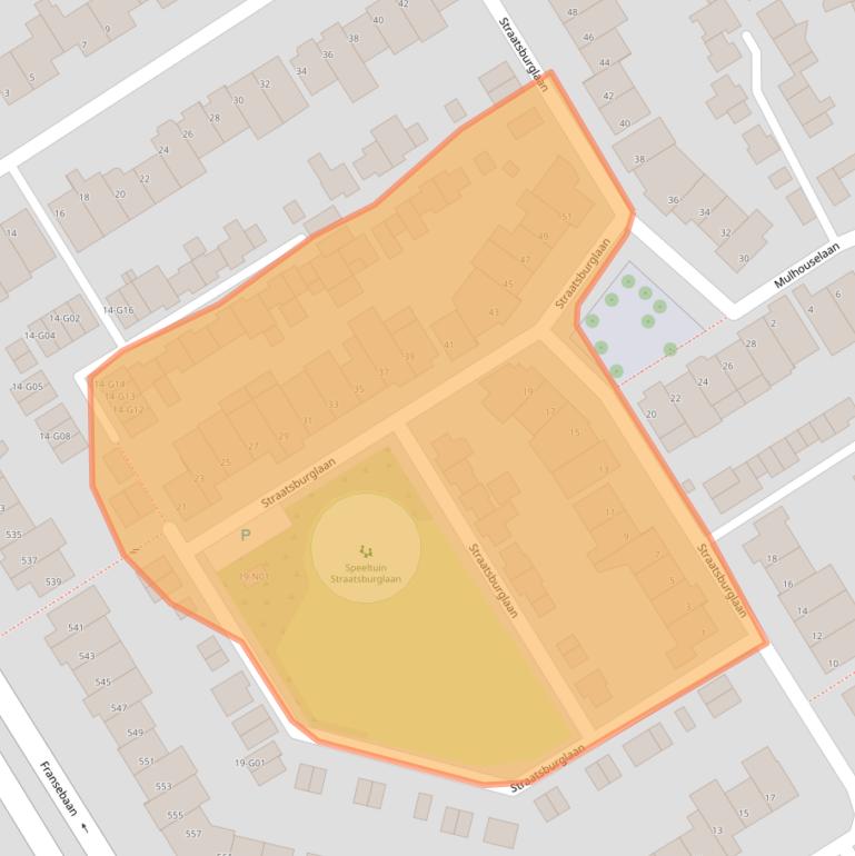 Kaart van postcodegebied 5627DA.