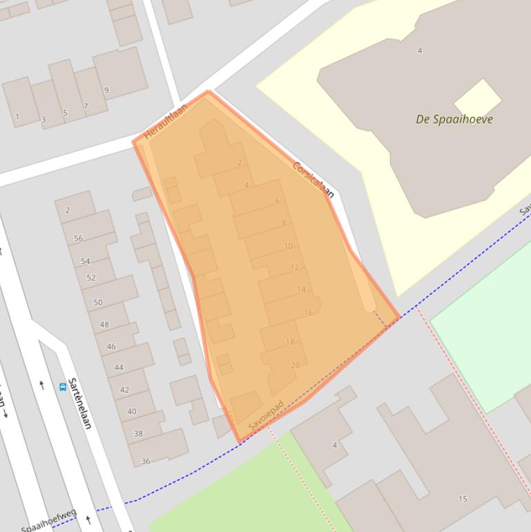 Kaart van postcodegebied 5627EA.