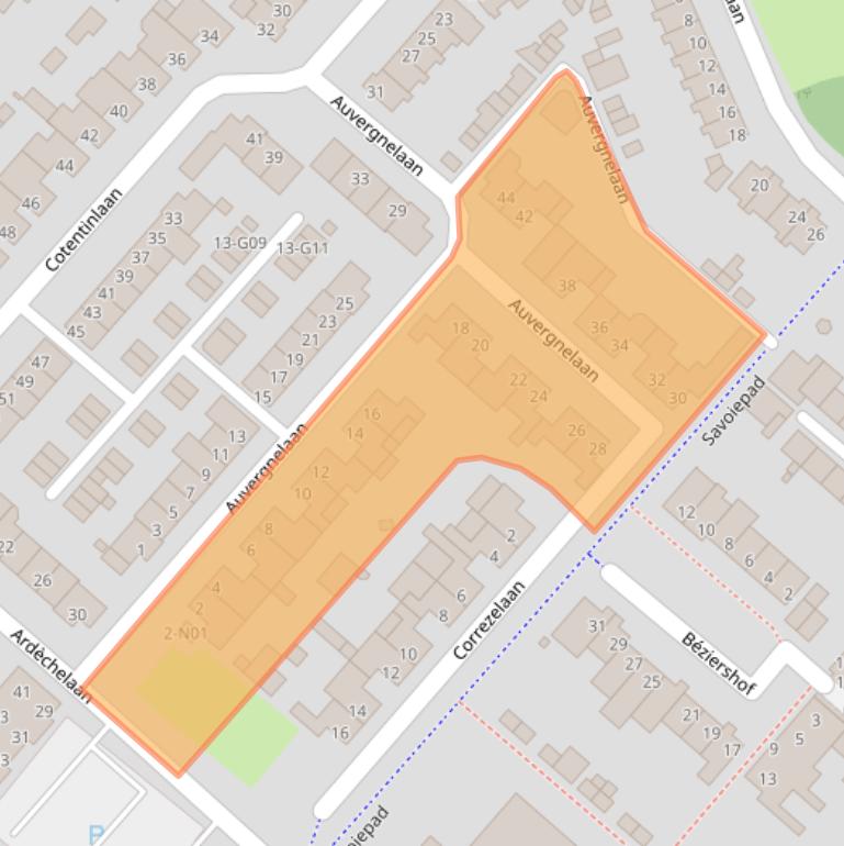 Kaart van postcodegebied 5627ES.