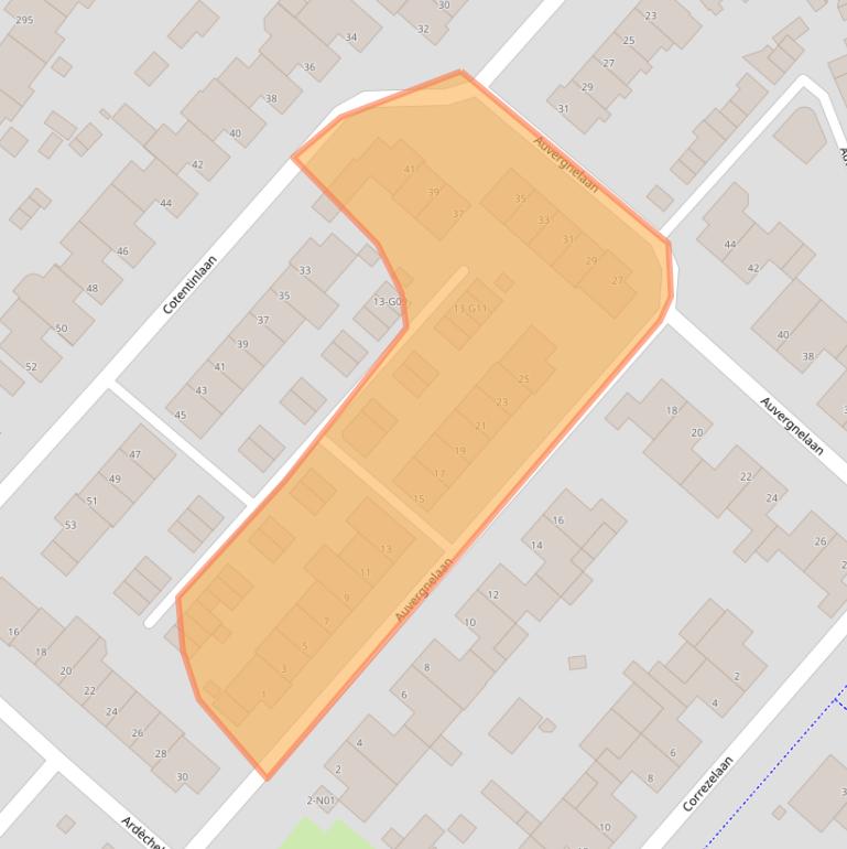 Kaart van postcodegebied 5627ET.