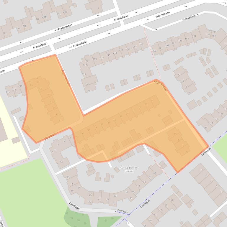 Kaart van postcodegebied 5627EW.