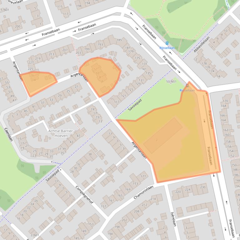 Kaart van postcodegebied 5627EX.