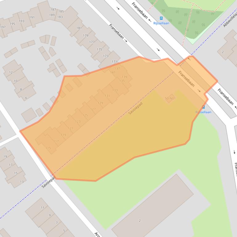 Kaart van postcodegebied 5627EZ.