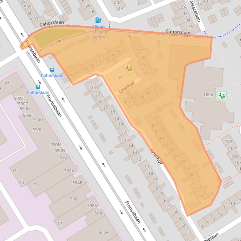 Kaart van postcodegebied 5627GH.