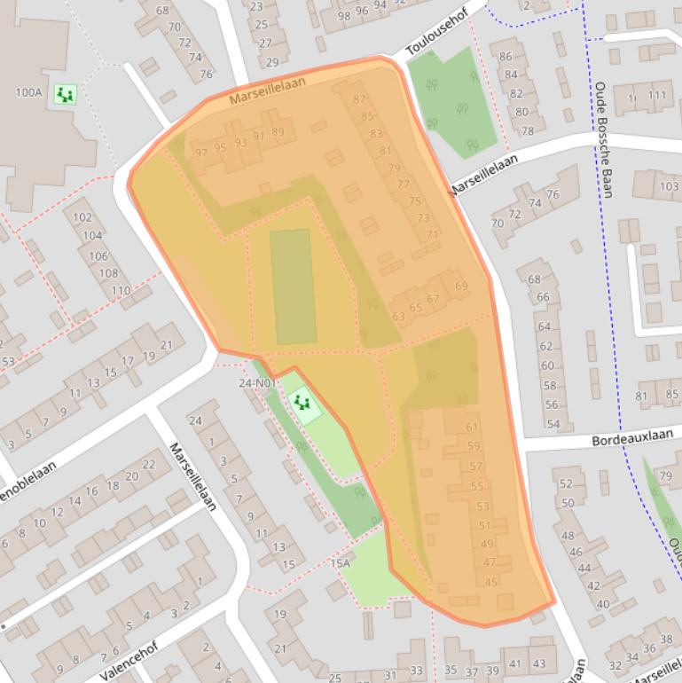 Kaart van postcodegebied 5627GK.