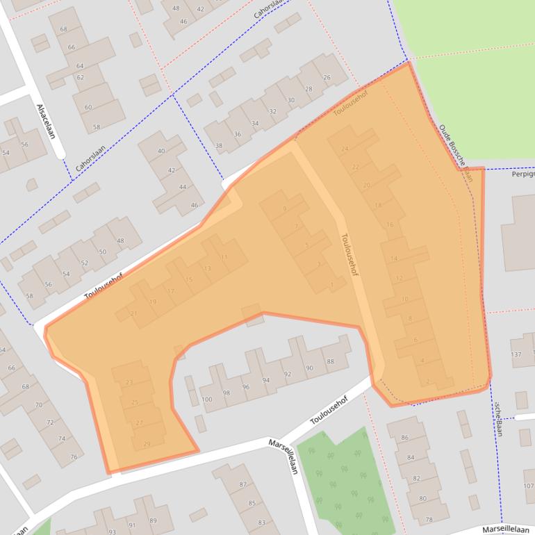 Kaart van postcodegebied 5627GN.