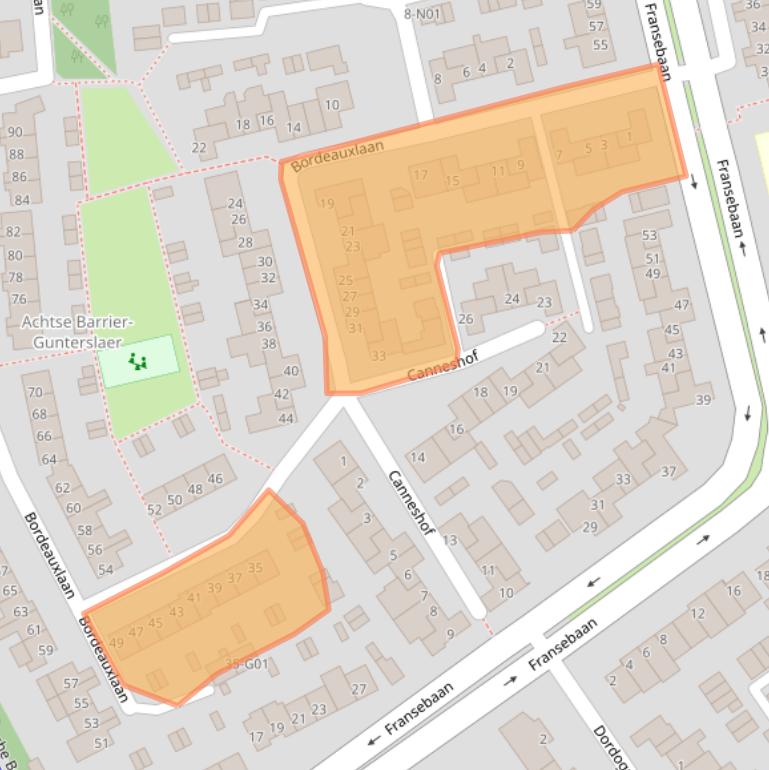 Kaart van postcodegebied 5627GR.