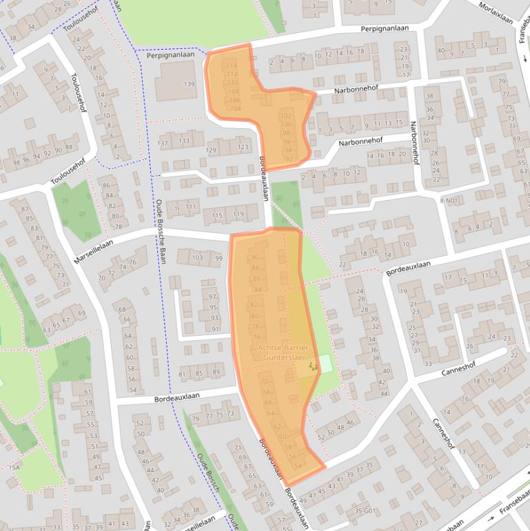 Kaart van postcodegebied 5627GW.