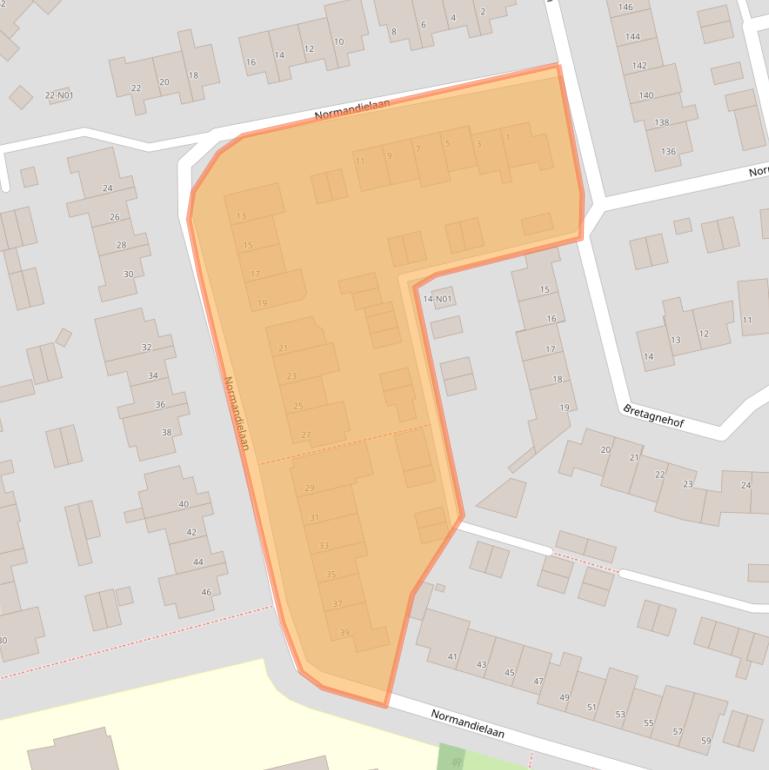 Kaart van postcodegebied 5627HN.