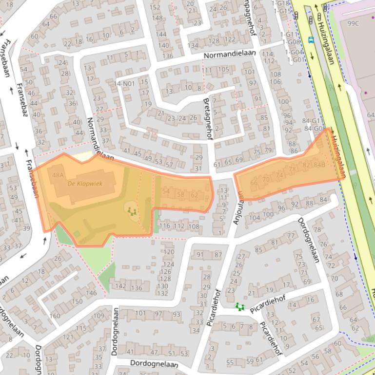 Kaart van postcodegebied 5627HT.