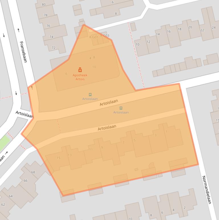 Kaart van postcodegebied 5627JB.