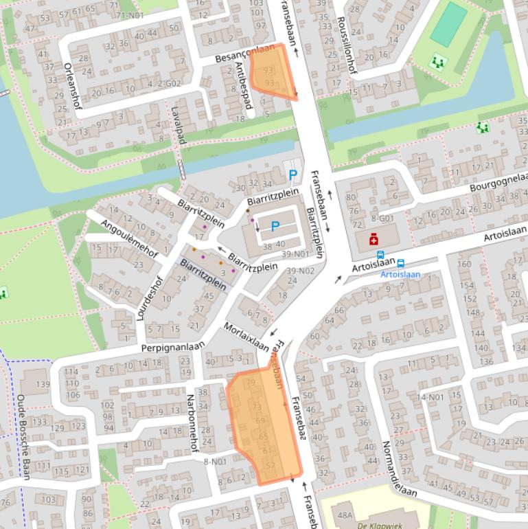Kaart van postcodegebied 5627JP.