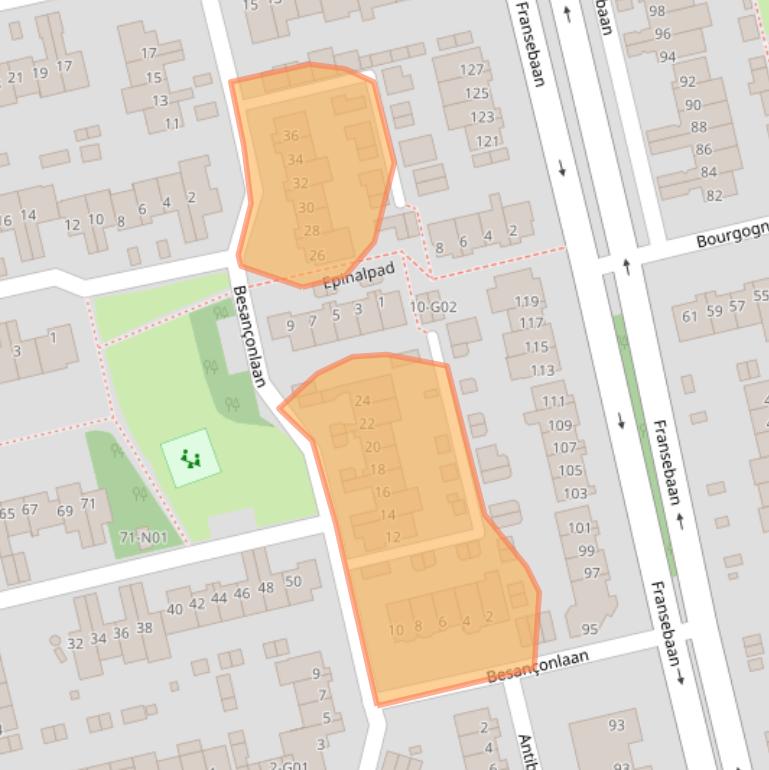 Kaart van postcodegebied 5627LS.