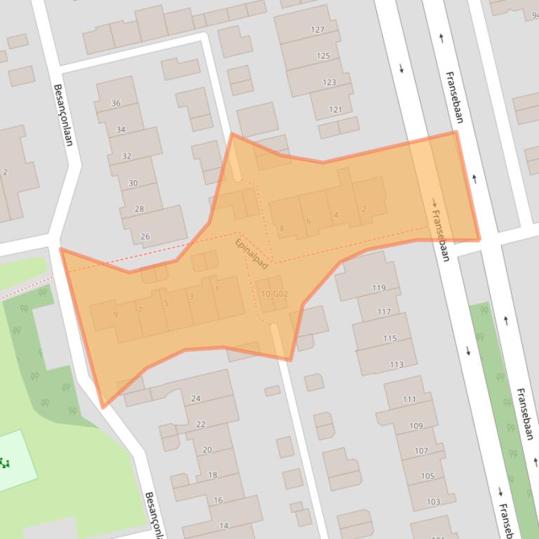 Kaart van postcodegebied 5627LT.