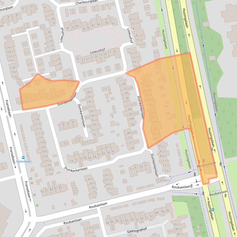 Kaart van postcodegebied 5627MA.