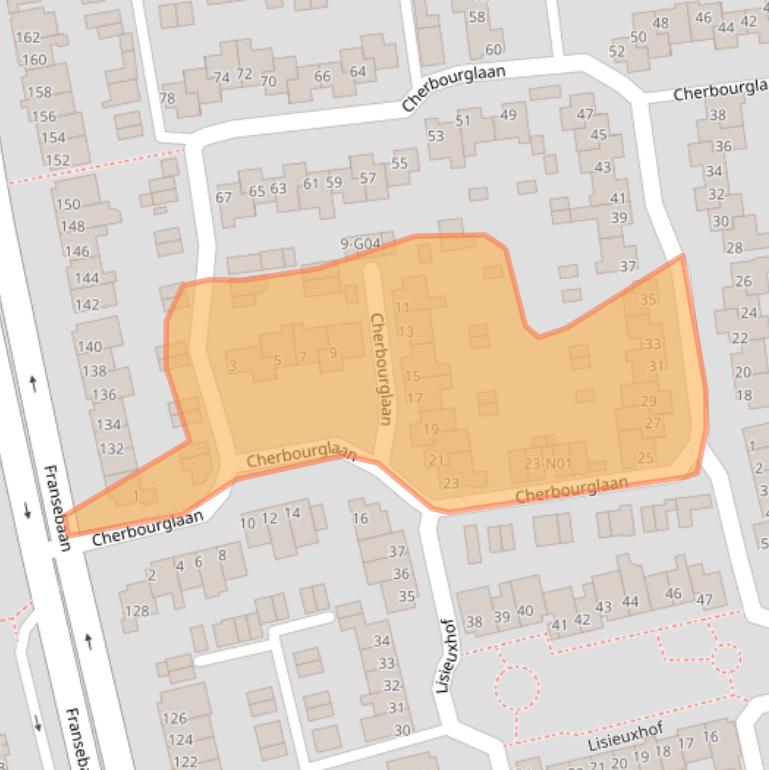 Kaart van postcodegebied 5627MJ.