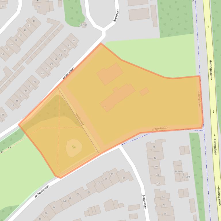 Kaart van postcodegebied 5627MX.