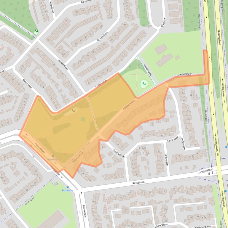 Kaart van postcodegebied 5627MZ.