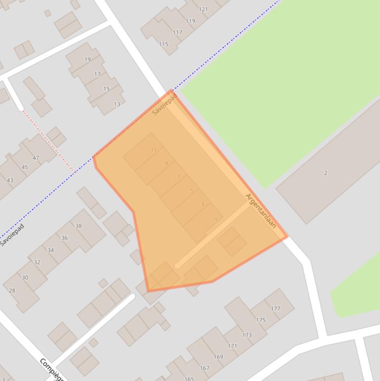 Kaart van postcodegebied 5627NM.