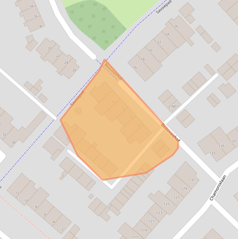 Kaart van postcodegebied 5627NP.