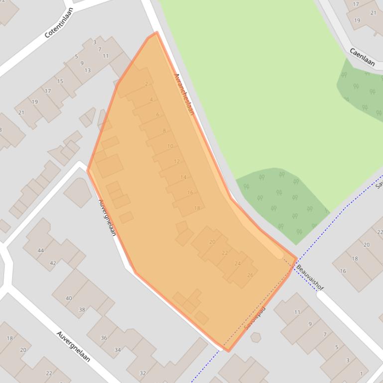 Kaart van postcodegebied 5627NT.