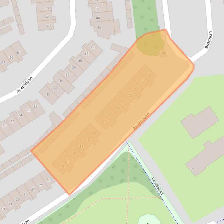 Kaart van postcodegebied 5627PN.