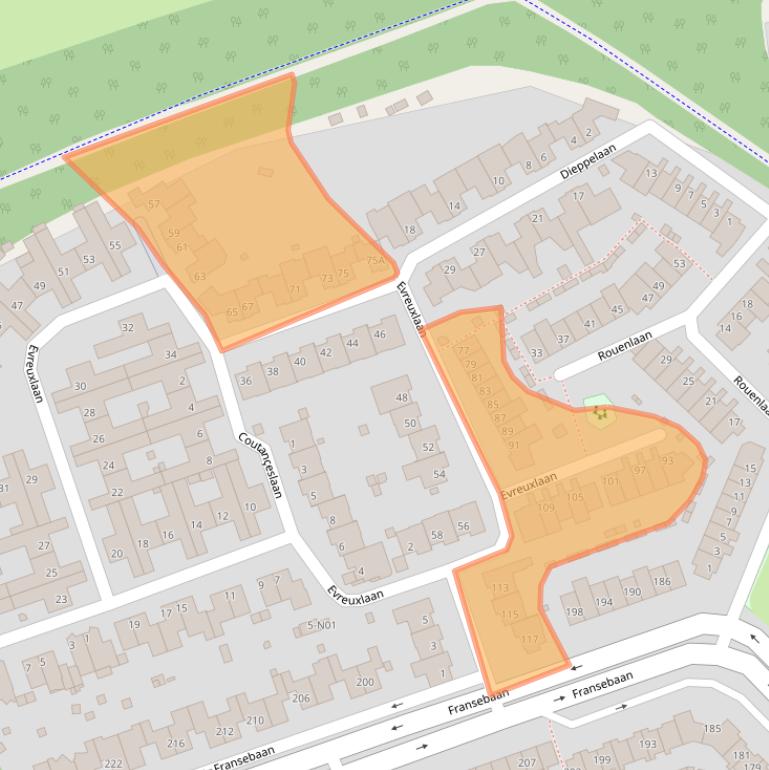 Kaart van postcodegebied 5627PT.