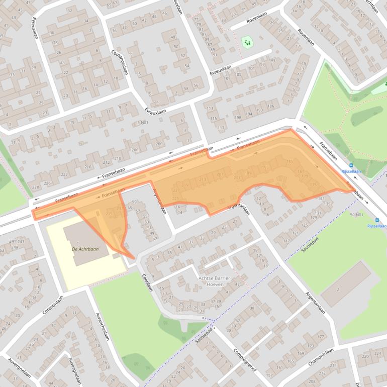 Kaart van postcodegebied 5627RB.