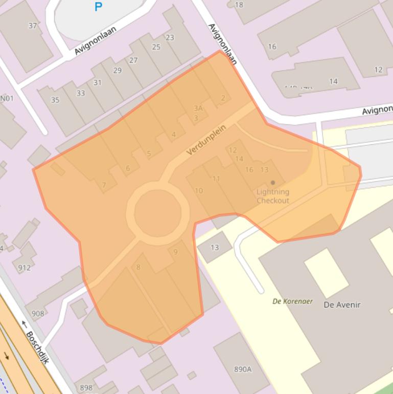 Kaart van postcodegebied 5627SZ.