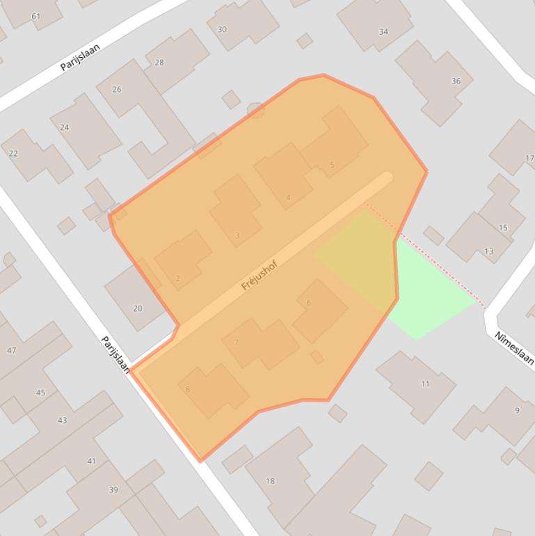 Kaart van postcodegebied 5627TP.