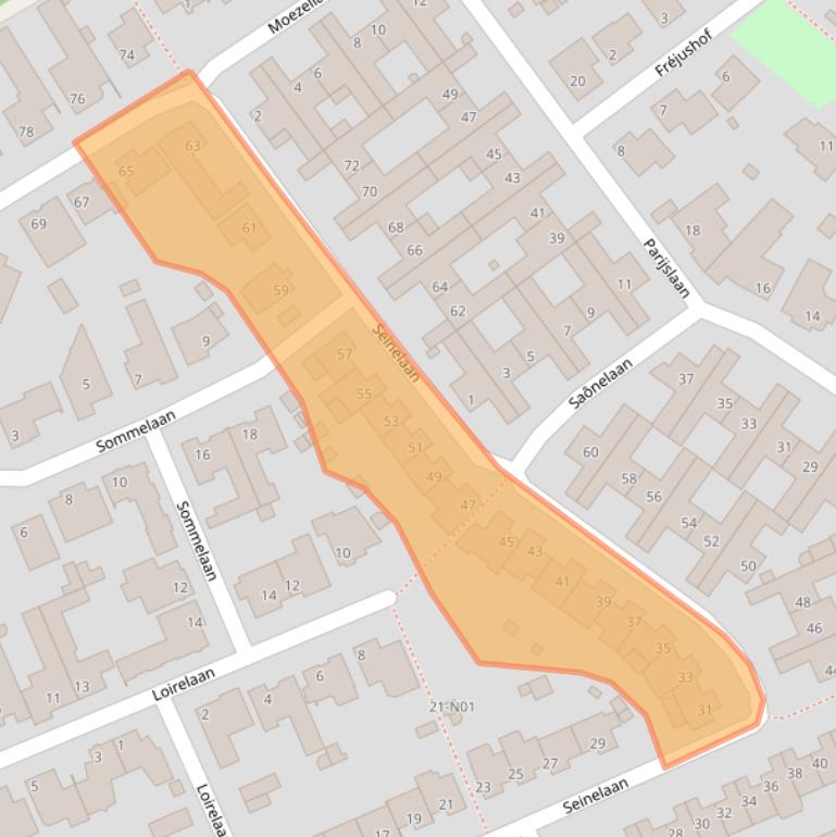 Kaart van postcodegebied 5627WC.