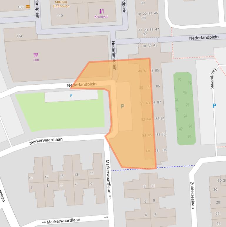 Kaart van postcodegebied 5628AG.