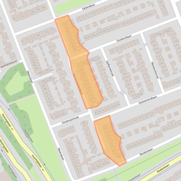 Kaart van postcodegebied 5628AR.
