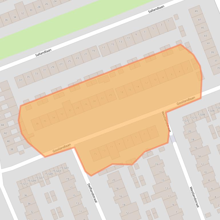 Kaart van postcodegebied 5628AT.