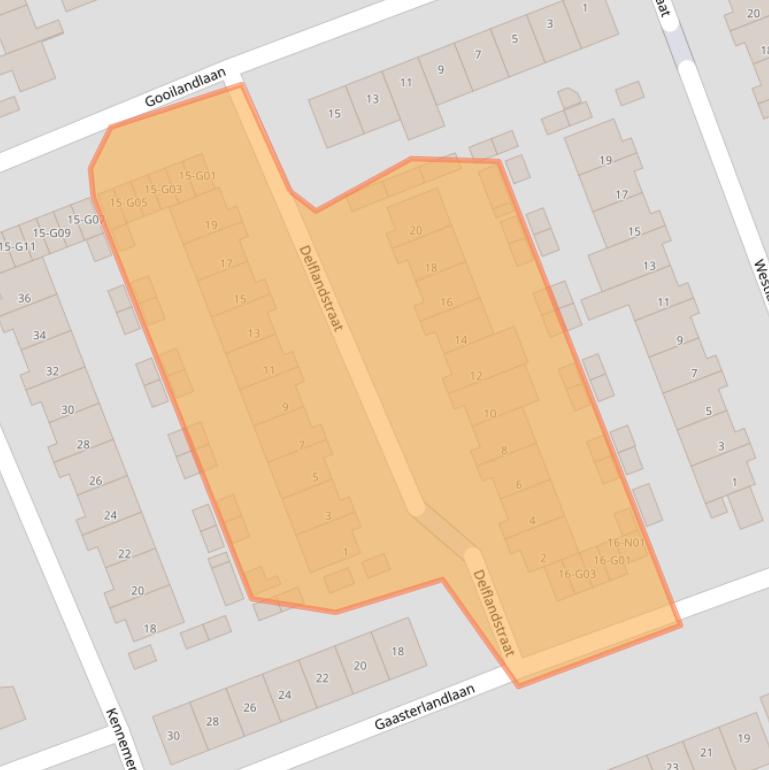 Kaart van postcodegebied 5628AW.