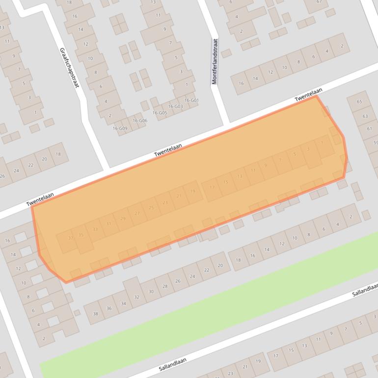 Kaart van postcodegebied 5628BH.