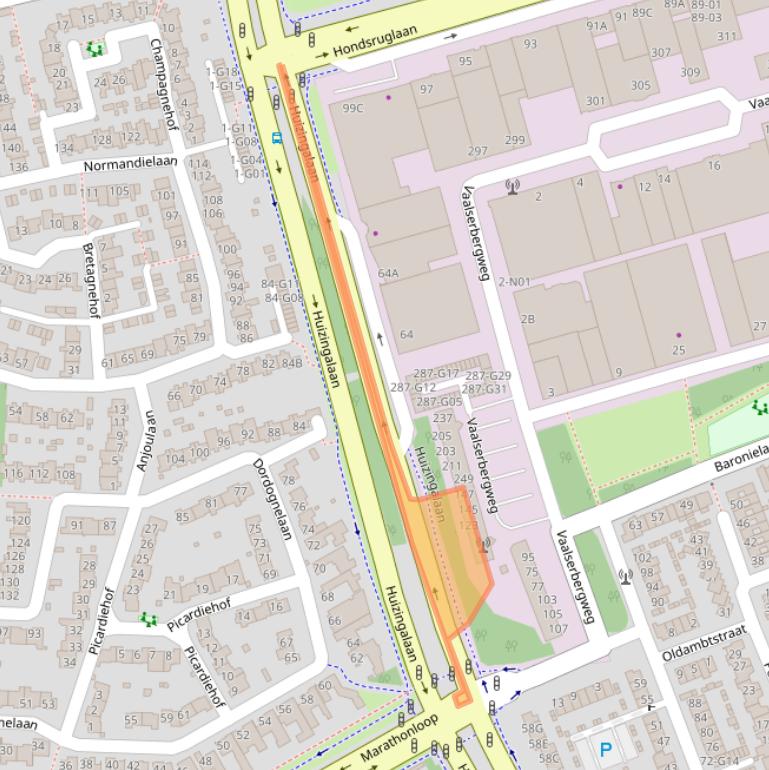 Kaart van postcodegebied 5628CC.