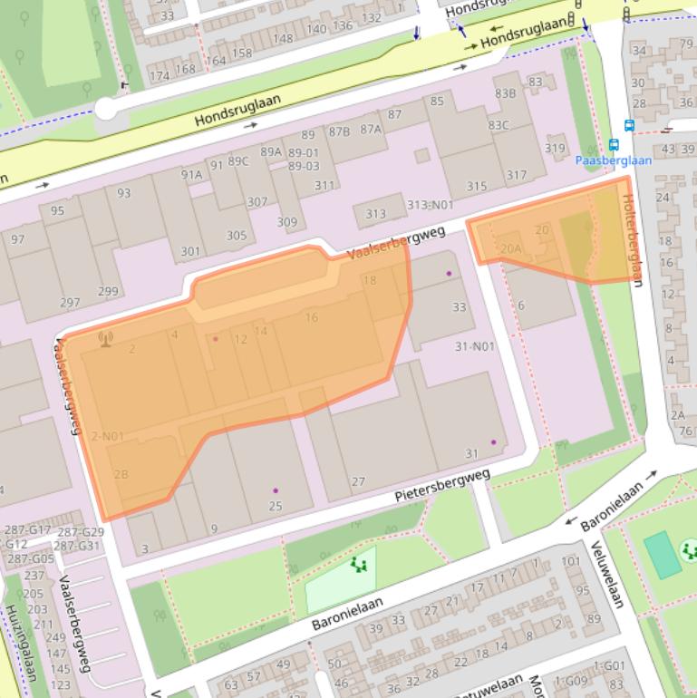 Kaart van postcodegebied 5628CJ.