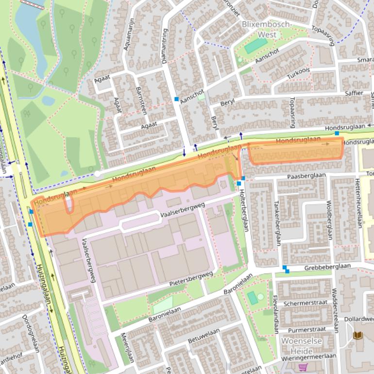 Kaart van postcodegebied 5628DB.