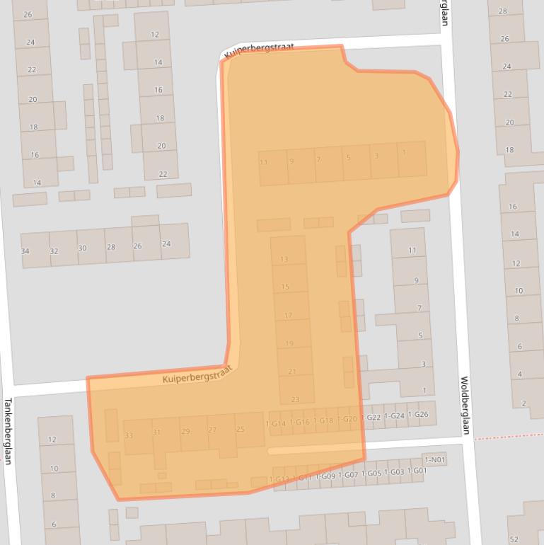 Kaart van postcodegebied 5628DJ.