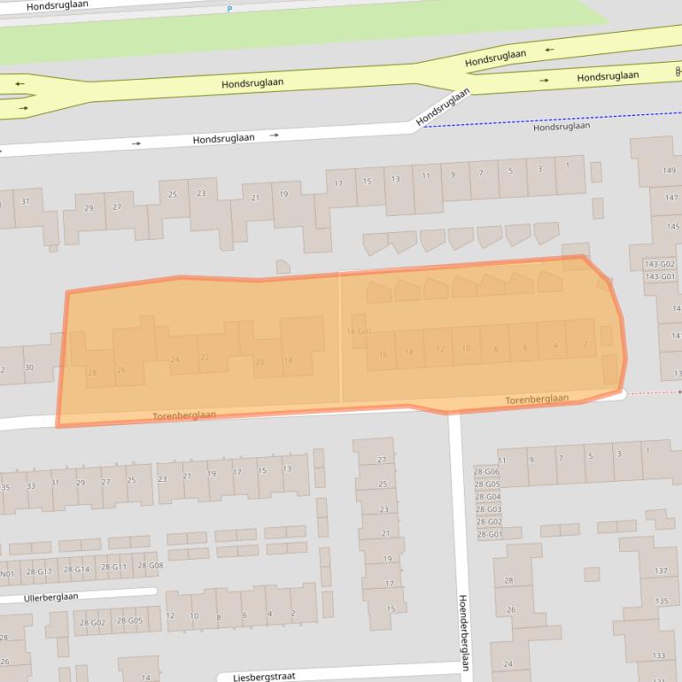 Kaart van postcodegebied 5628EN.