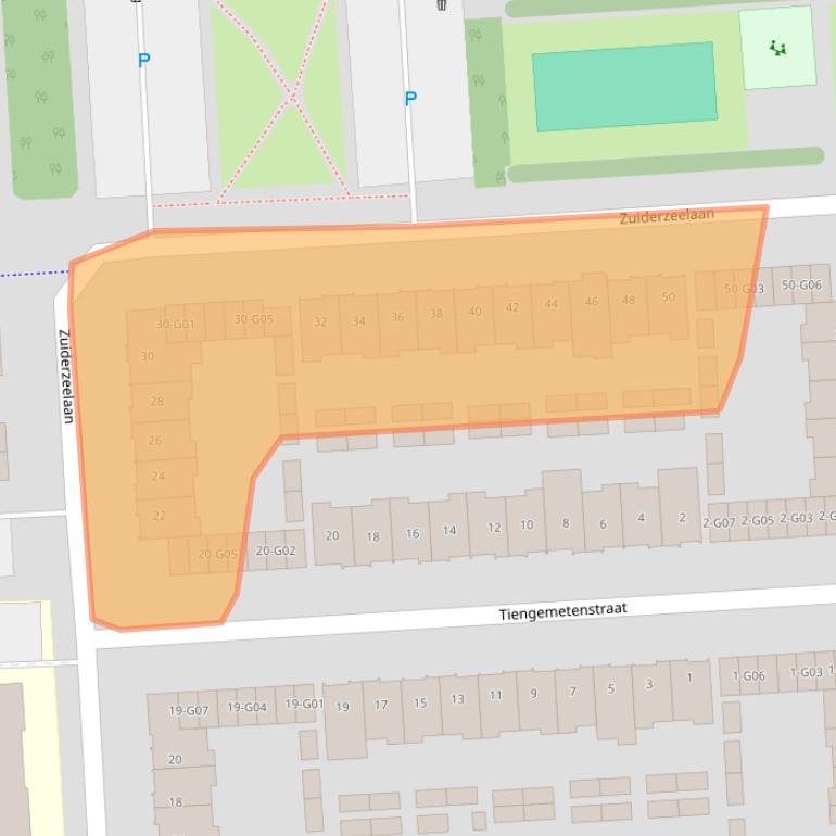 Kaart van postcodegebied 5628KD.