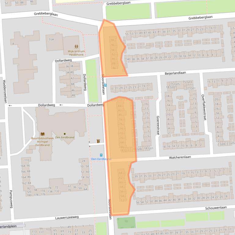 Kaart van postcodegebied 5628KS.