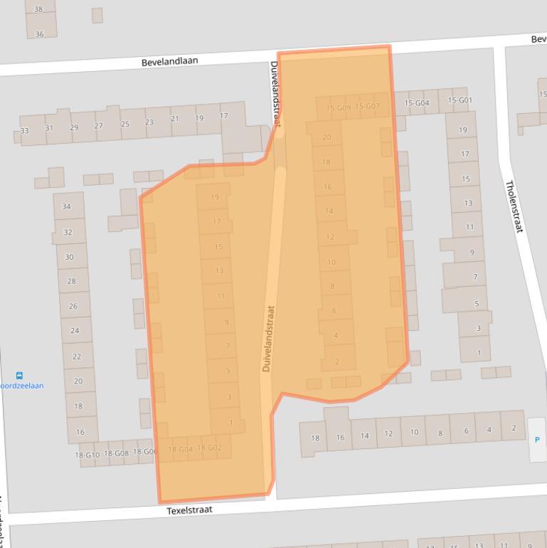 Kaart van postcodegebied 5628KW.