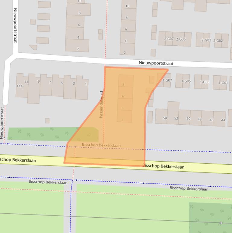Kaart van postcodegebied 5628NC.
