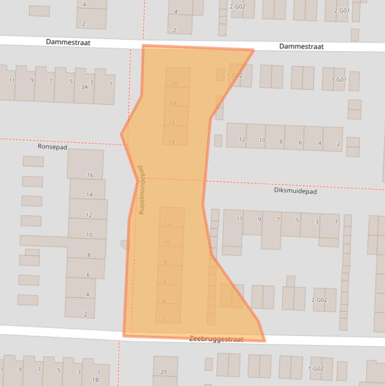 Kaart van postcodegebied 5628NL.