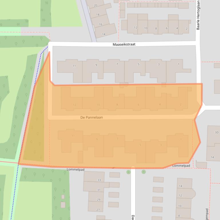Kaart van postcodegebied 5628NS.