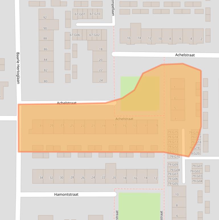Kaart van postcodegebied 5628PK.