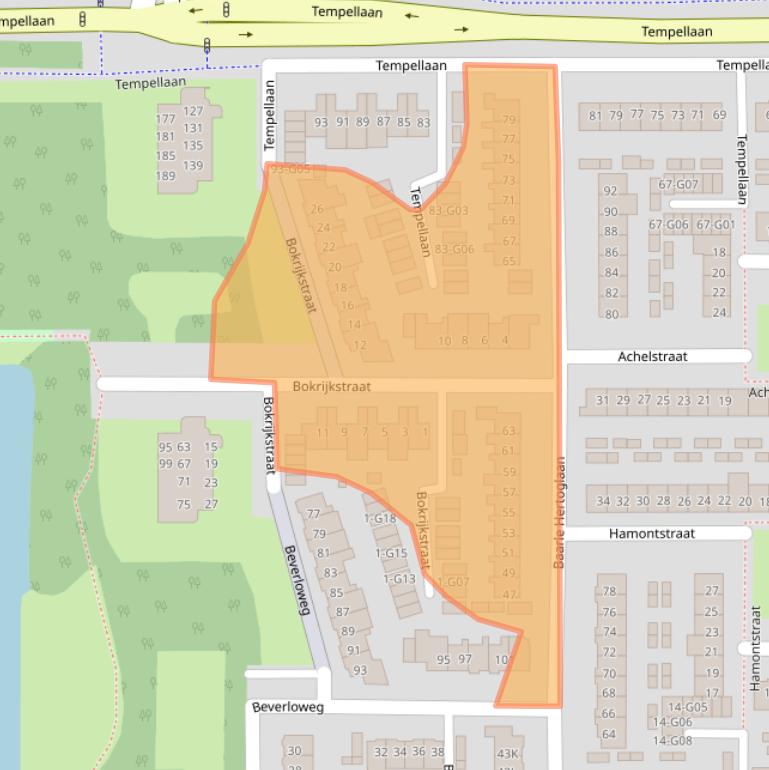Kaart van postcodegebied 5628PN.