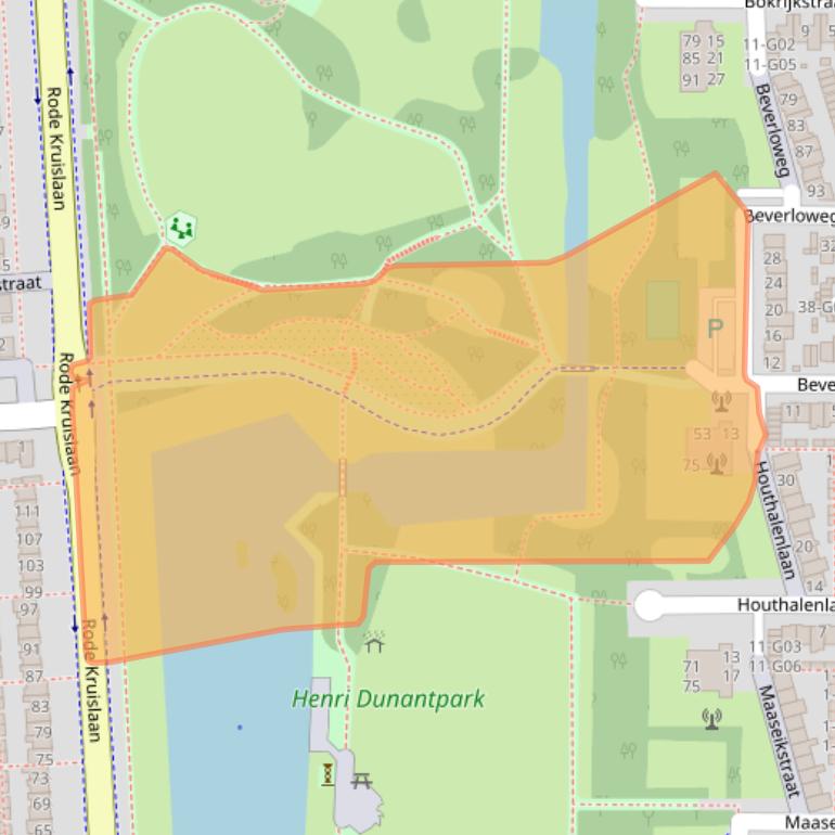Kaart van postcodegebied 5628PV.